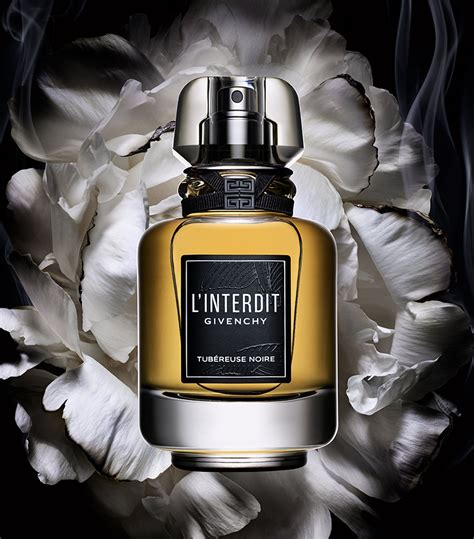 givenchy l'interdit tubereuse noir|l'interdit perfume givenchy.